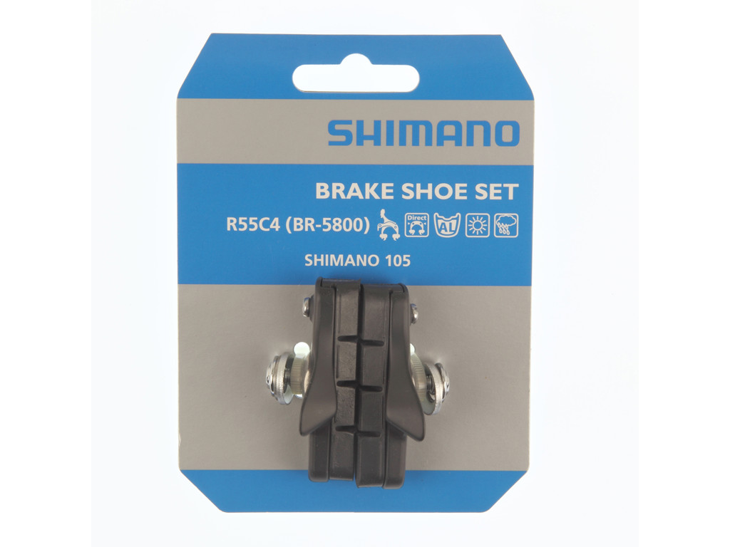 105   Bremsesko Komplet   1 Sæt    Type R55c4   Sort fra Shimano