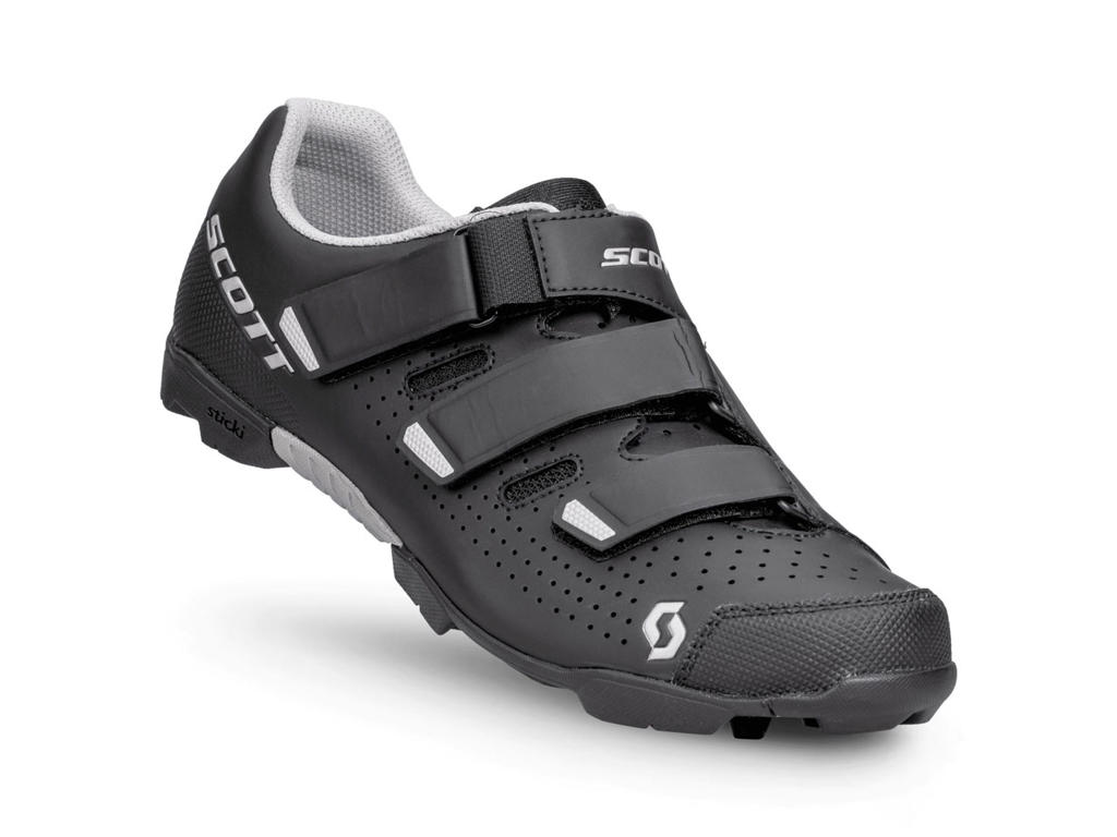 Comp Rs   Mtb Cykelsko   Matt Black Silver   Str. 40 fra Scott