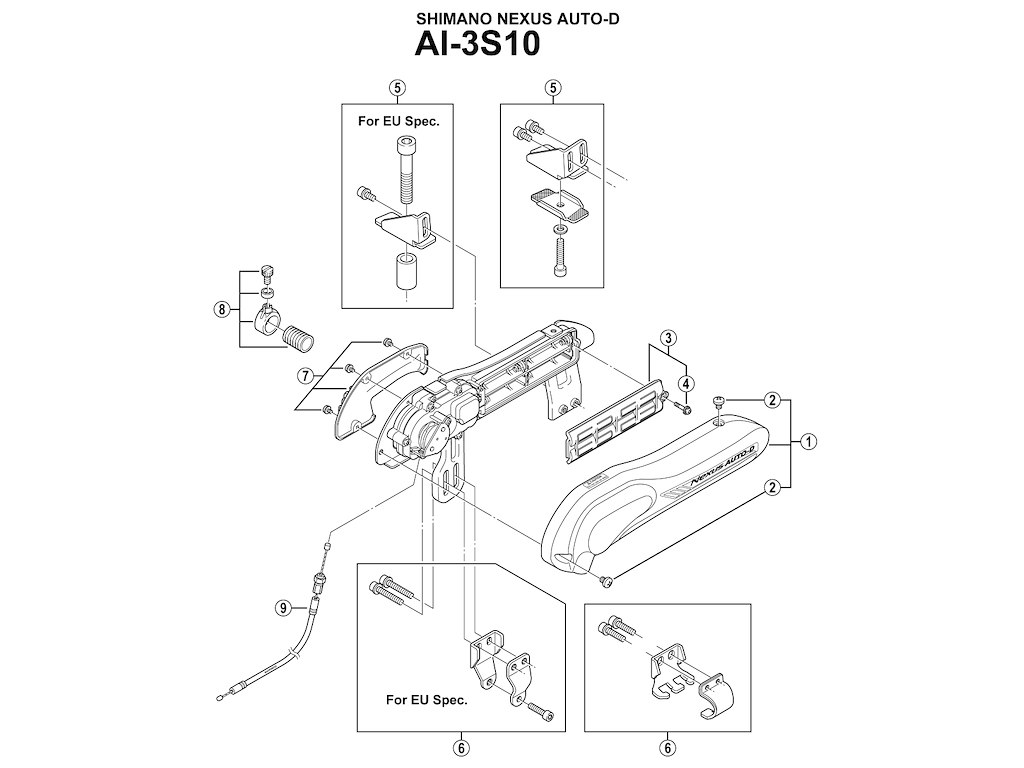 Magnet Enhed Ai 3s10 fra Shimano
