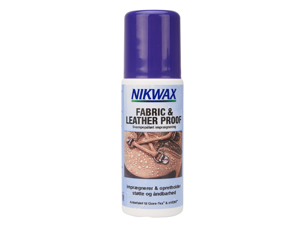 Fabric & Leather   Imprægnering Til Fodtøj Tekstil Og Skind   125 Ml fra Nikwax