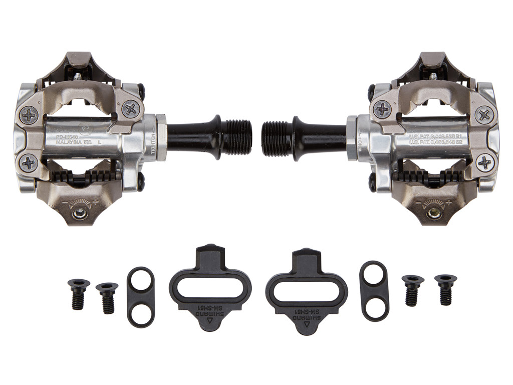 Pedaler    Spd Model Pd M540   Sølv fra Shimano