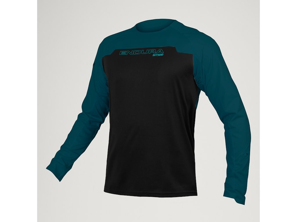 Mt500 Burner   Jersey   Lange ærmer   Sort Petroleum   M fra Endura
