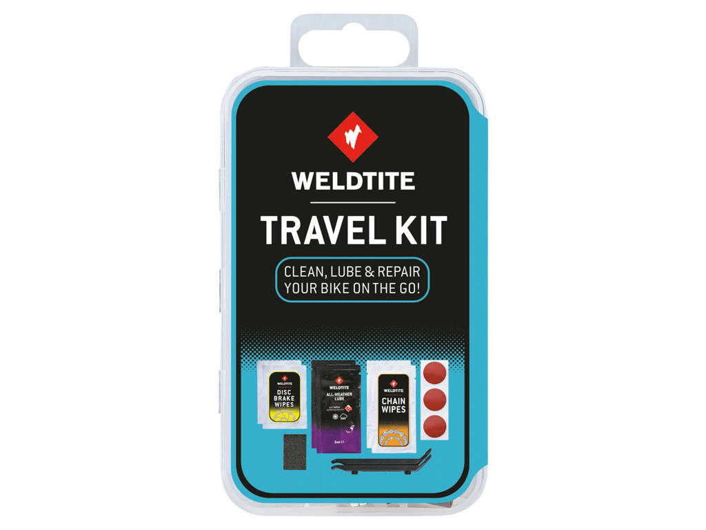 Sos Travel Kit   Rejselappegrej   12 Dele fra Weldtite