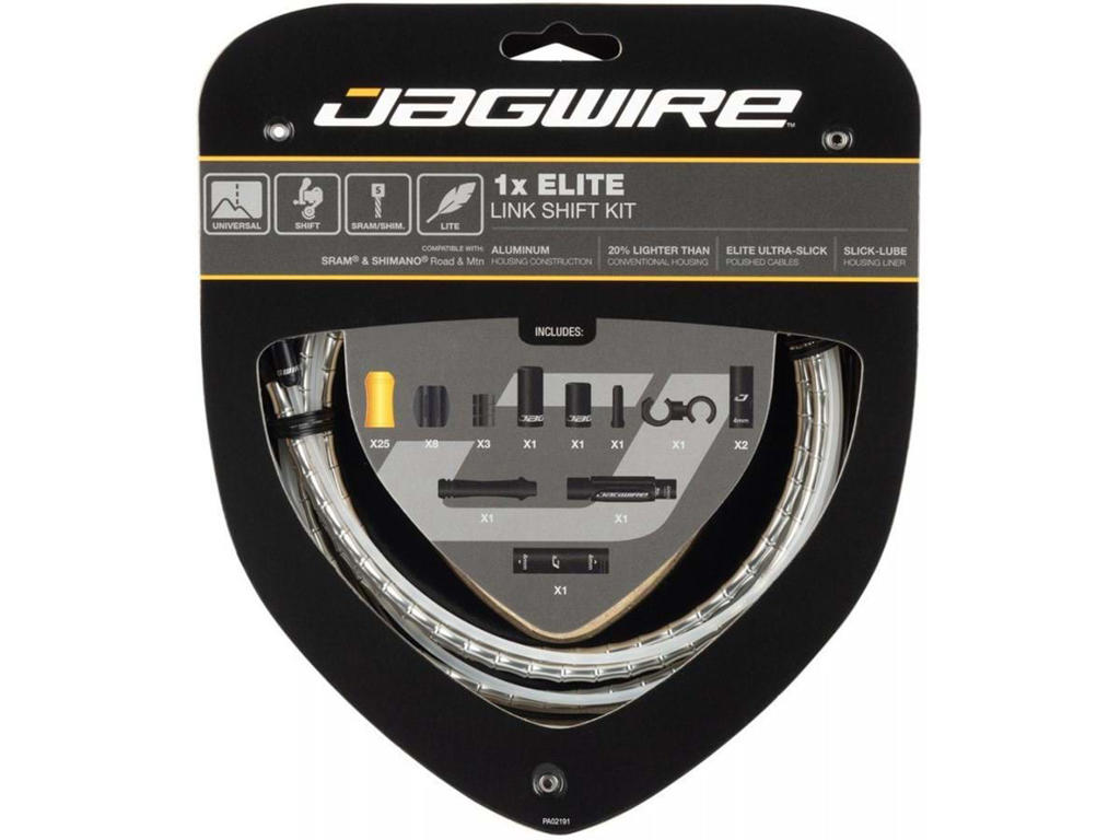Elite Link Gearkabelsæt Til Road Mtb   Sølv fra Jagwire