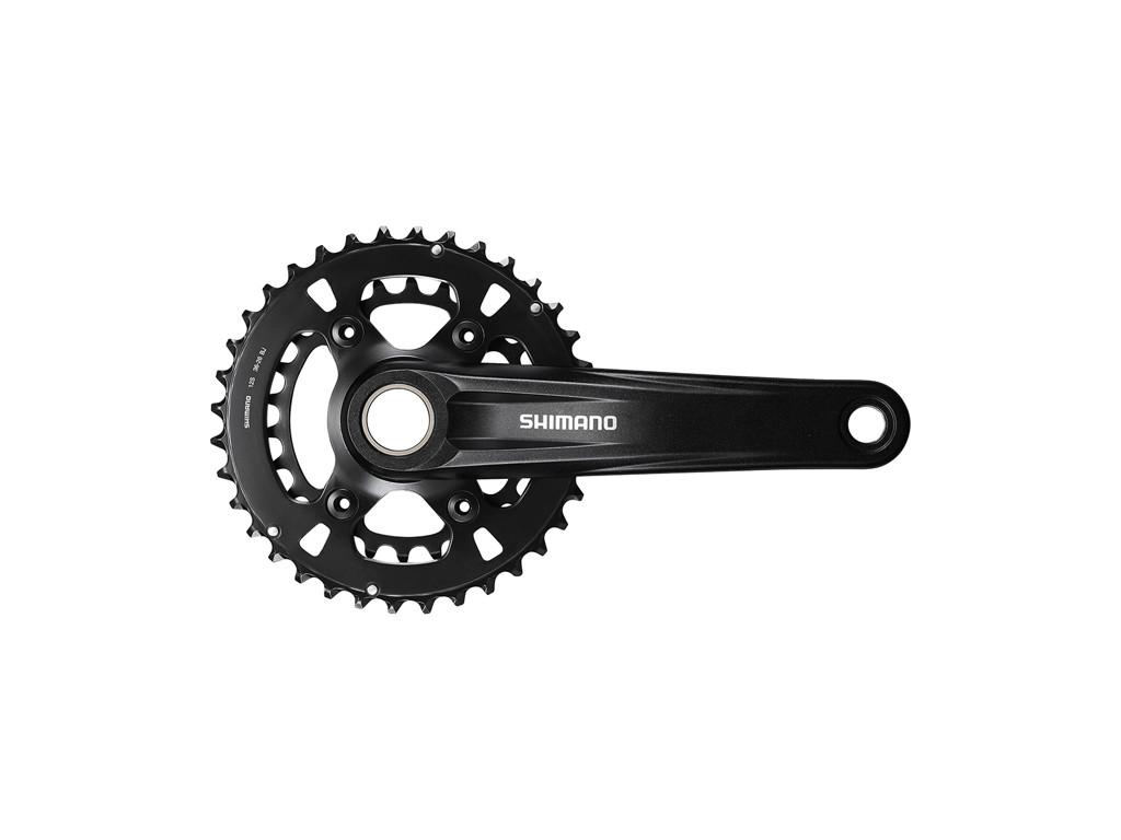 Deore   Kranksæt 2x12 Gear Boost   26 36 Tands   170mm Pedalarme   M6100 fra Shimano