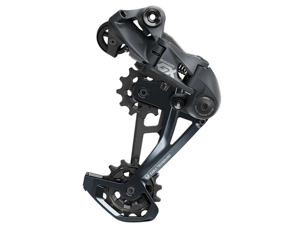 Gx Eagle   Bagskifter   12 Gear   Lang Laske   Grå fra Sram