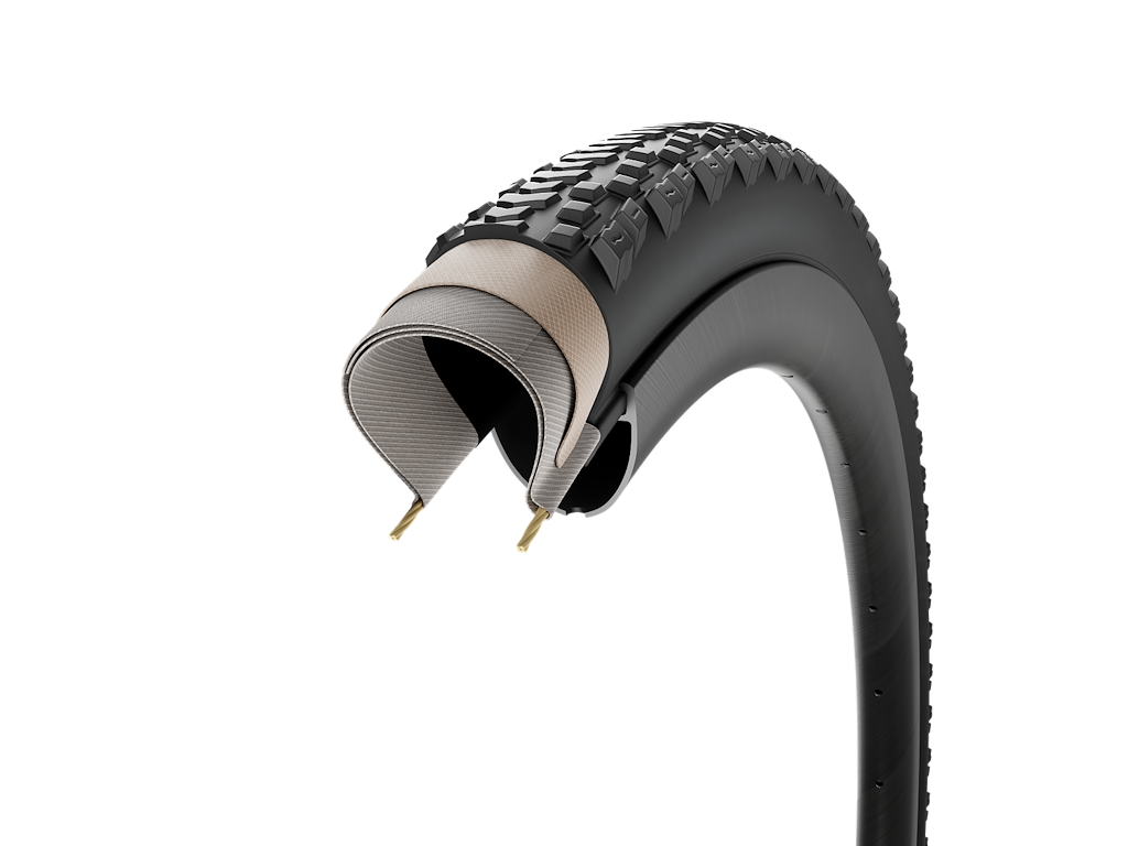 Cinturato Gravel Rm Tlr Performance Foldedæk 700x45c Sort fra Pirelli
