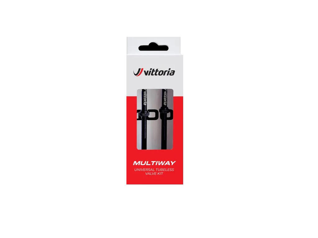 Tubeless Ventiler   80 Mm Lange   2 Stk   Sort fra Vittoria