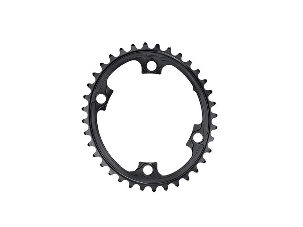 Oval Klinge   Shimano   4 Huller   ø110 Mm   34t   Sort fra Absoluteblack