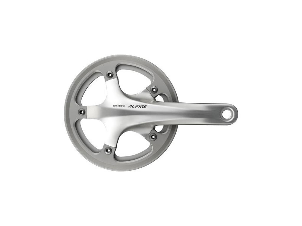 Alfine   Kranksæt Fc S501 Sølv   42 Tands   170 Mm Pedalarme fra Shimano
