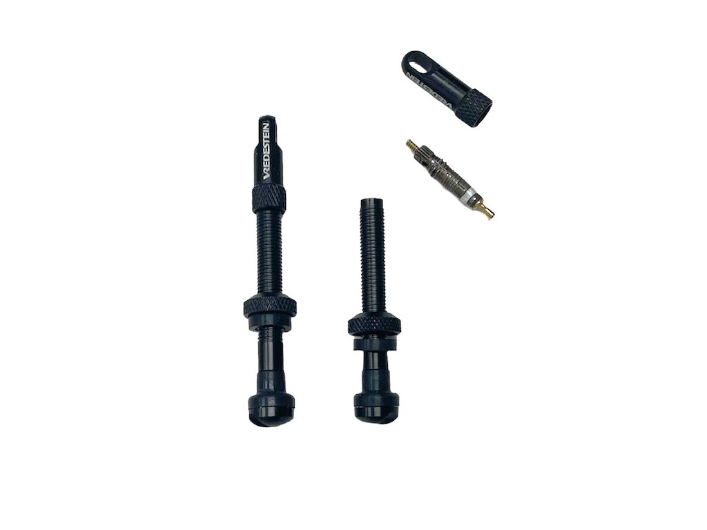 Tubeless Ventiler 2 Stk. 50mm Lang   Sort fra Vredestein