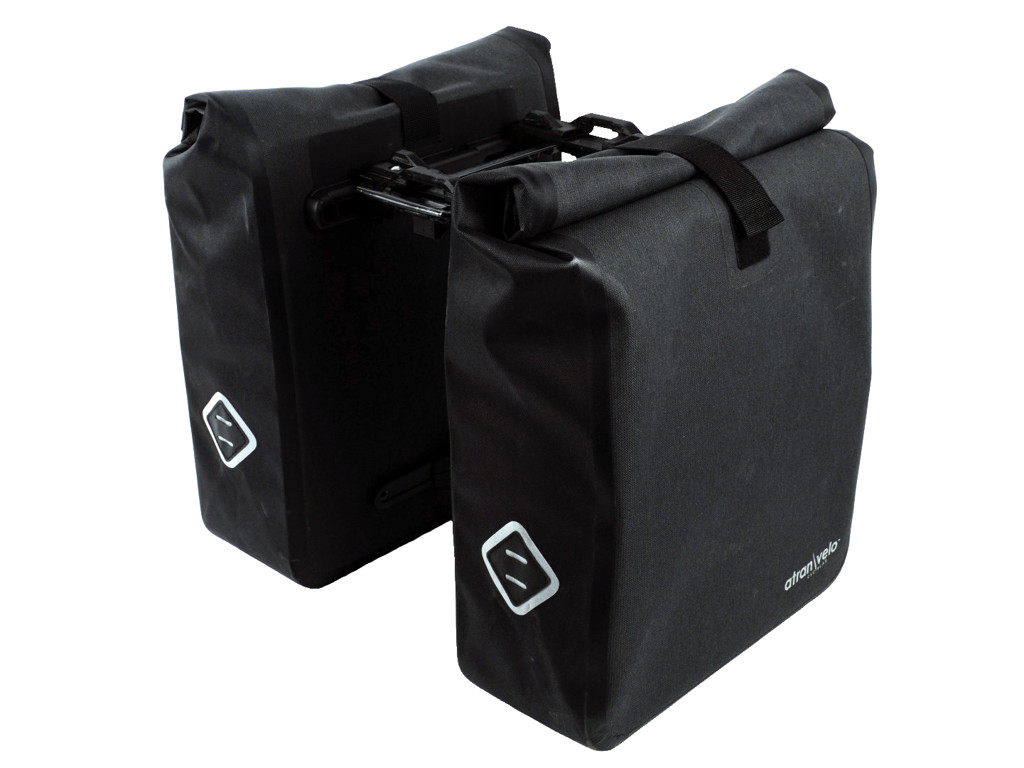 Velo   Travel   Cykeltasker   2 Stk.   Avs System   24,5 Liter   Sort Grå fra Atran
