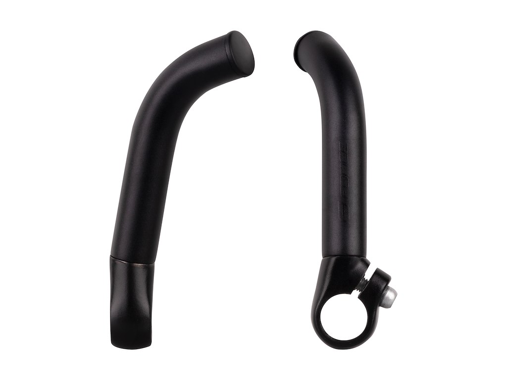 Bar Ends B4.3  14,5 Cm Lang Aluminium   Mat Sort fra Force