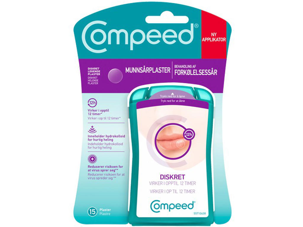 Plaster Til Forkølelsessår   15 Stk. fra Compeed