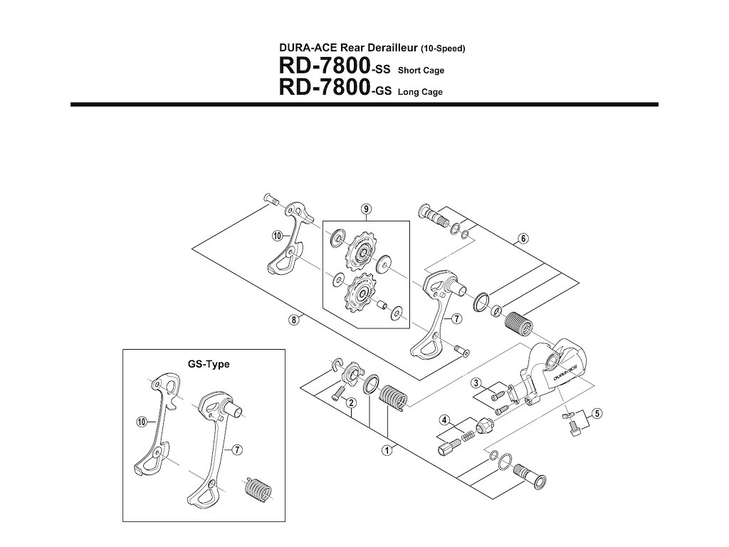 Shimano Justerskrue Til Kabel For Bagskifter Rd 7800 fra Knog