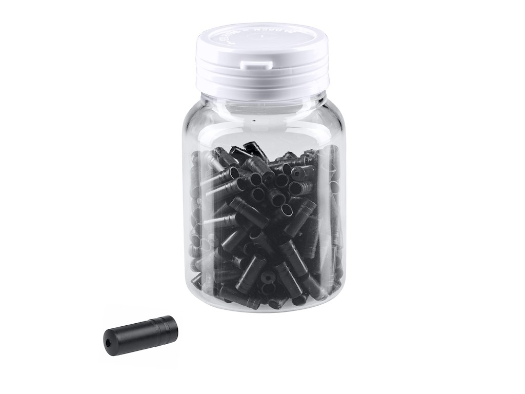 Kabel Ender Til 4 Mm Gearkabel 200 Stk. I Plastik Sort fra Force