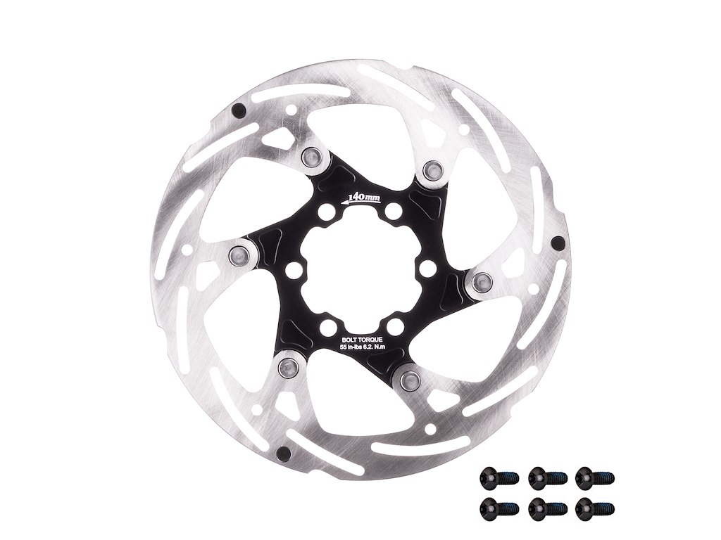 Bremseskive 140 Mm 6 Huls Black fra Force