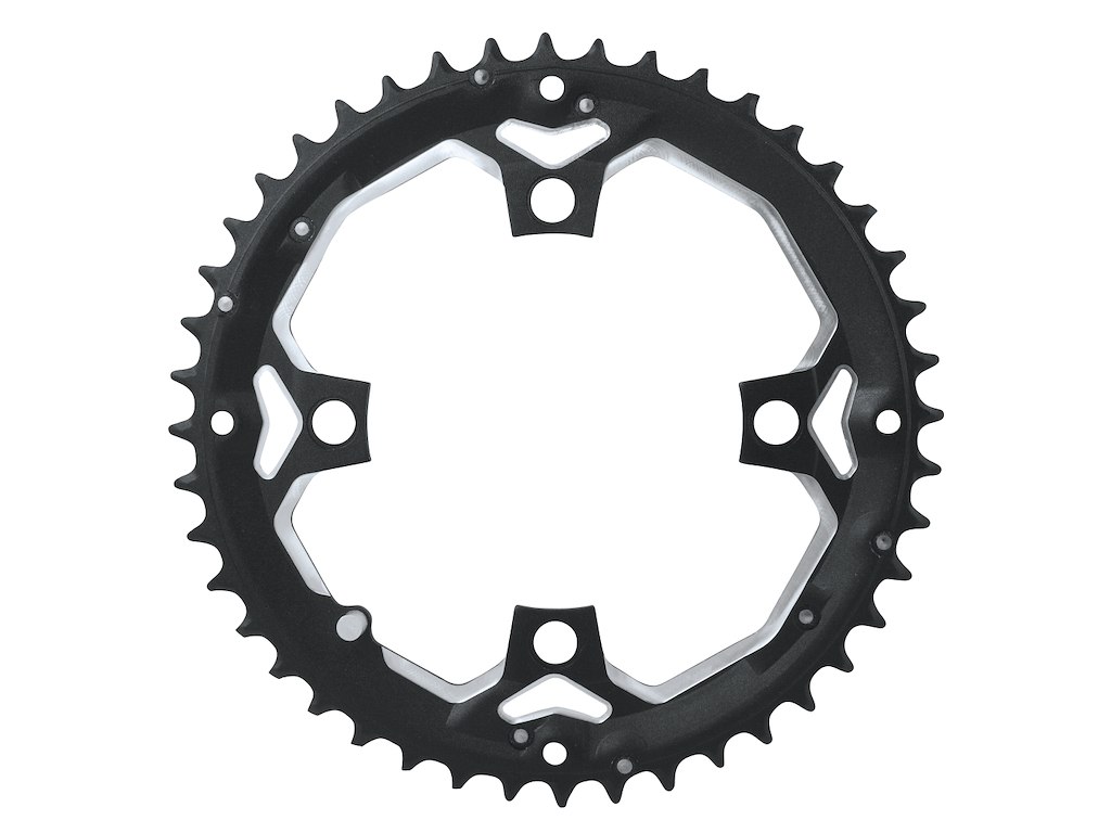 Klinge 44 Tands Bcd 104mm 10 Gear Aluminium Sort fra Force