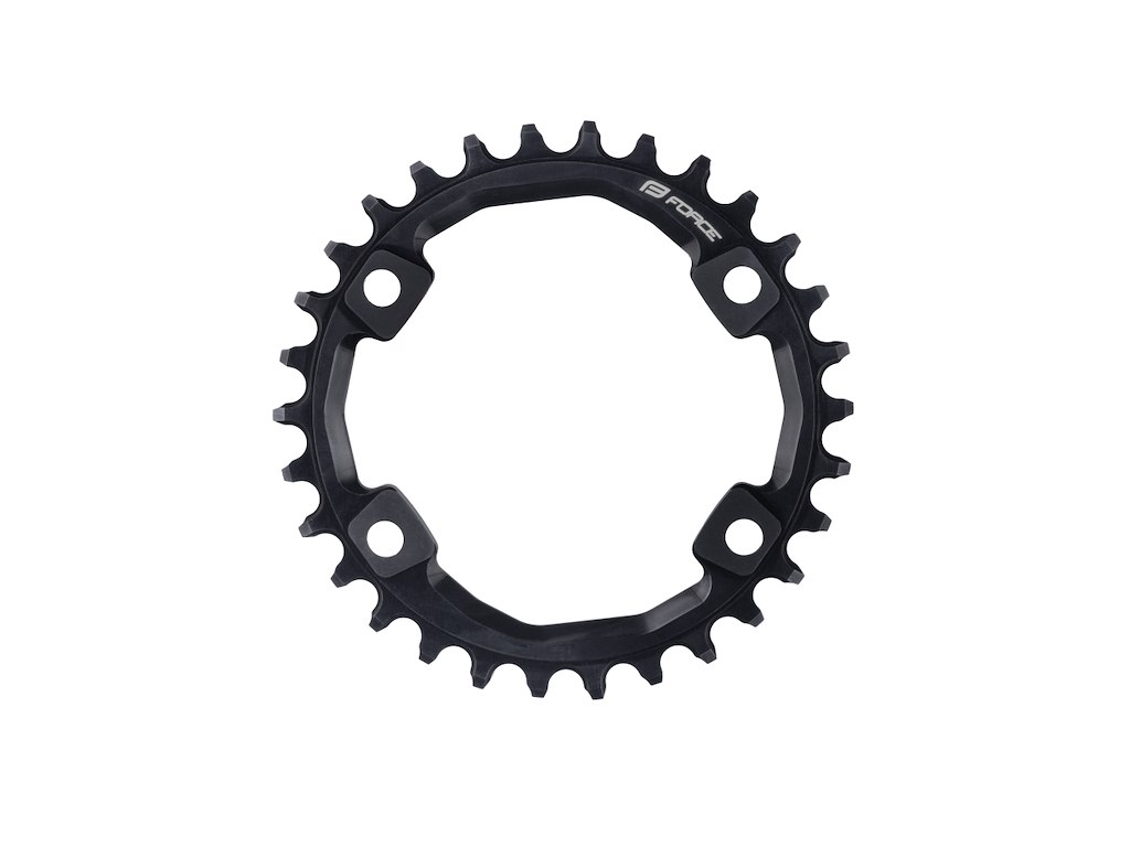 Nw Klinge 30 Tands 4 Bolt Bcd 96 Cnc Aluminium 10 11 Og 12 Gear Sort fra Force