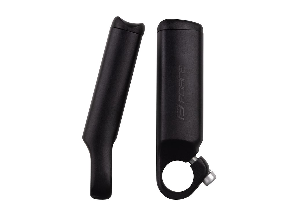 Bar Ends B4.4  11 Cm Lang Aluminium   Mat Sort fra Force