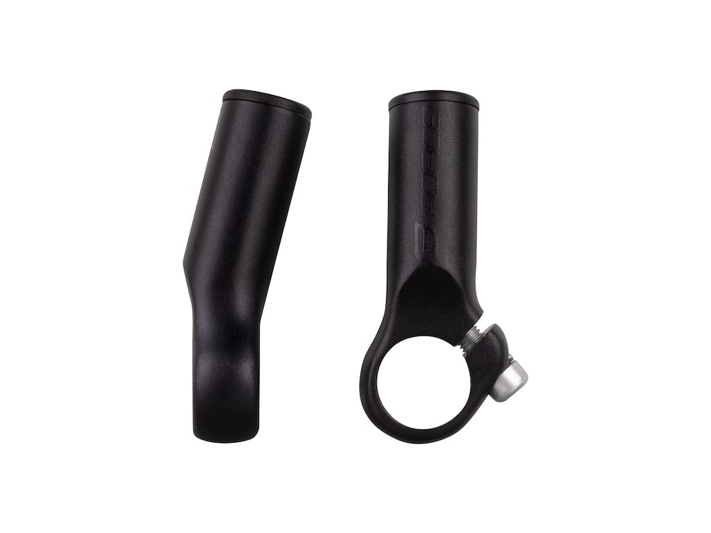 Bar Ends Tor 7 Cm Lang Aluminium  Sort Mat Sort fra Force