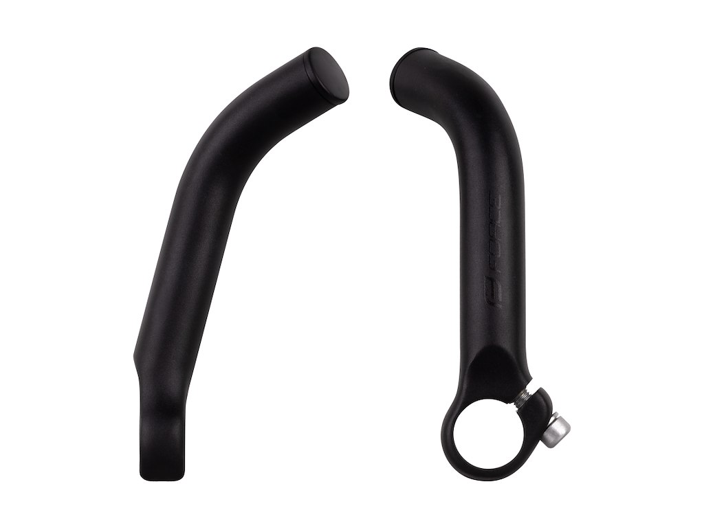 Bar Ends B4.5  14,5 Cm Lang Aluminium  Mat Sort fra Force