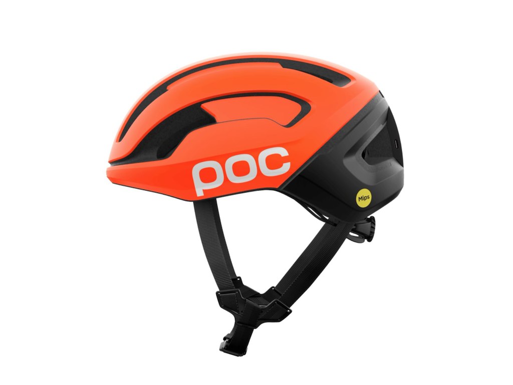 Omne Beacon Mips   Cykelhjelm   Fluorescent Orange Matt Uranium Black Matt   Str. L 56 61cm fra Poc