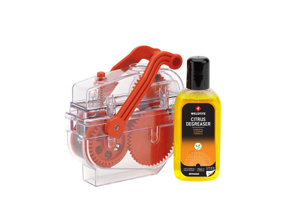 Dirtwash   Kæderenseboks Inkl. 75 Ml Kæderens   Citrus fra Weldtite