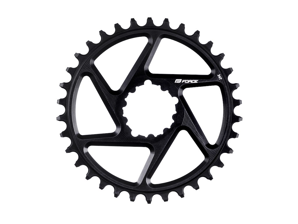 Nw Klinge 34 Tands Direct Mount Cnc Aluminium 10 11 Og 12 Gear Sort fra Force