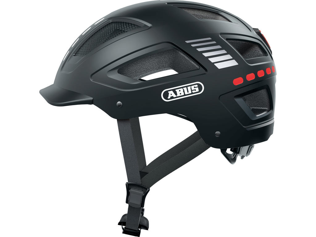 Hyban 2.0 Led   Cykelhjelm   Signal Black   Str. M fra Abus