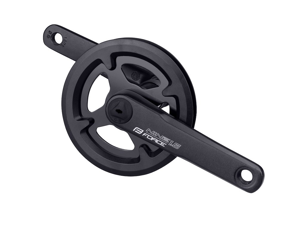 Nine1.6 Kranksæt Med 30 Tands Klinge Stål 140 Mm Alu Pedalarme Til Firkantet Aksel fra Force