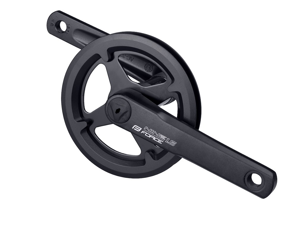 Nine1.6 Kranksæt Med 32 Tands Klinge Stål 152 Mm Alu Pedalarme Til Firkantet Aksel fra Force