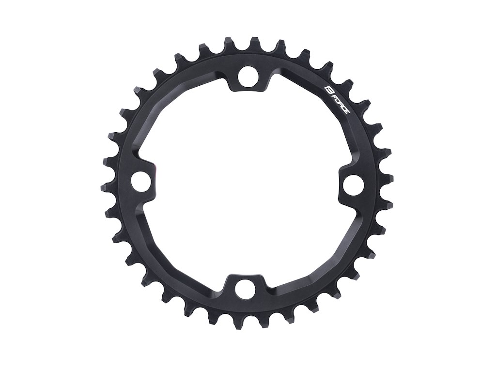Nw Klinge 34 Tands 4 Bolt Bcd 104 Cnc Aluminium 10 11 Og 12 Gear Sort fra Force