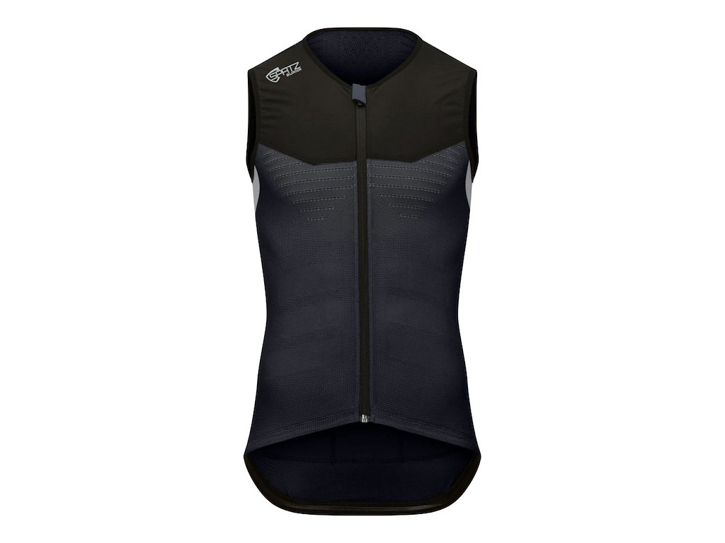 Burnr Gilet   Cykelvest   Sort   Str. S fra Spatzwear