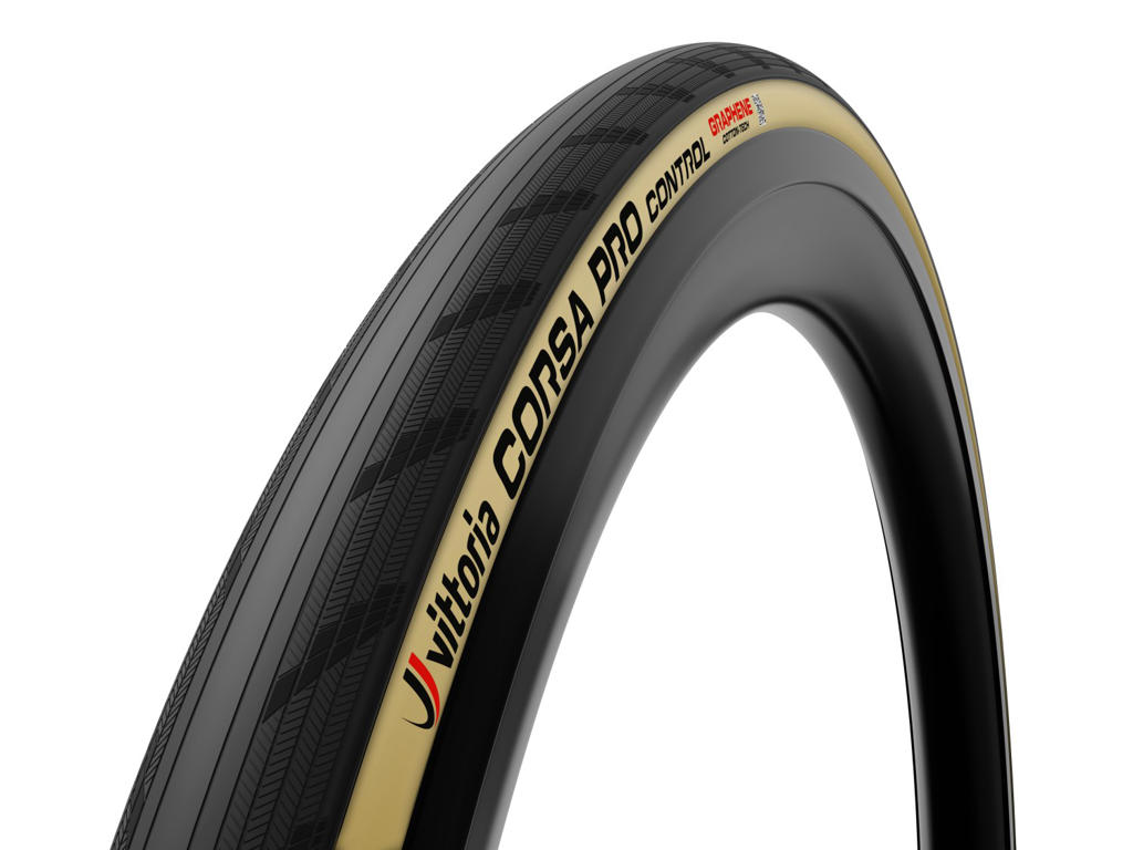 Corsa Pro Control   Road Foldedæk Tubeless   700x34c (34 622)   Sort Brun fra Vittoria