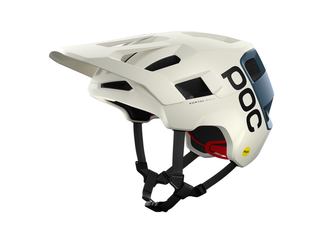 Kortal Race Mips   Cykelhjelm   Seletine Off White Calcite Blue   Str. 55 58 Cm fra Poc