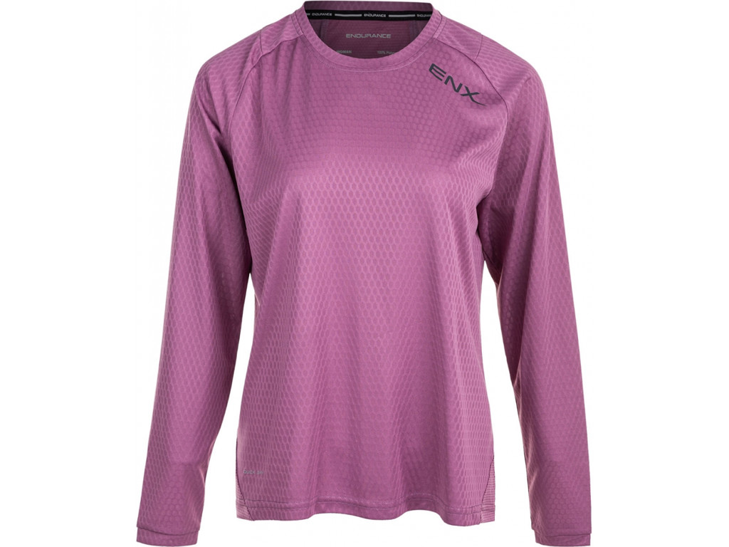 Jannie   Cykel Mtb Trøje M. Lange ærmer   Dame   Argyle Purple    Str. 40 L fra Endurance