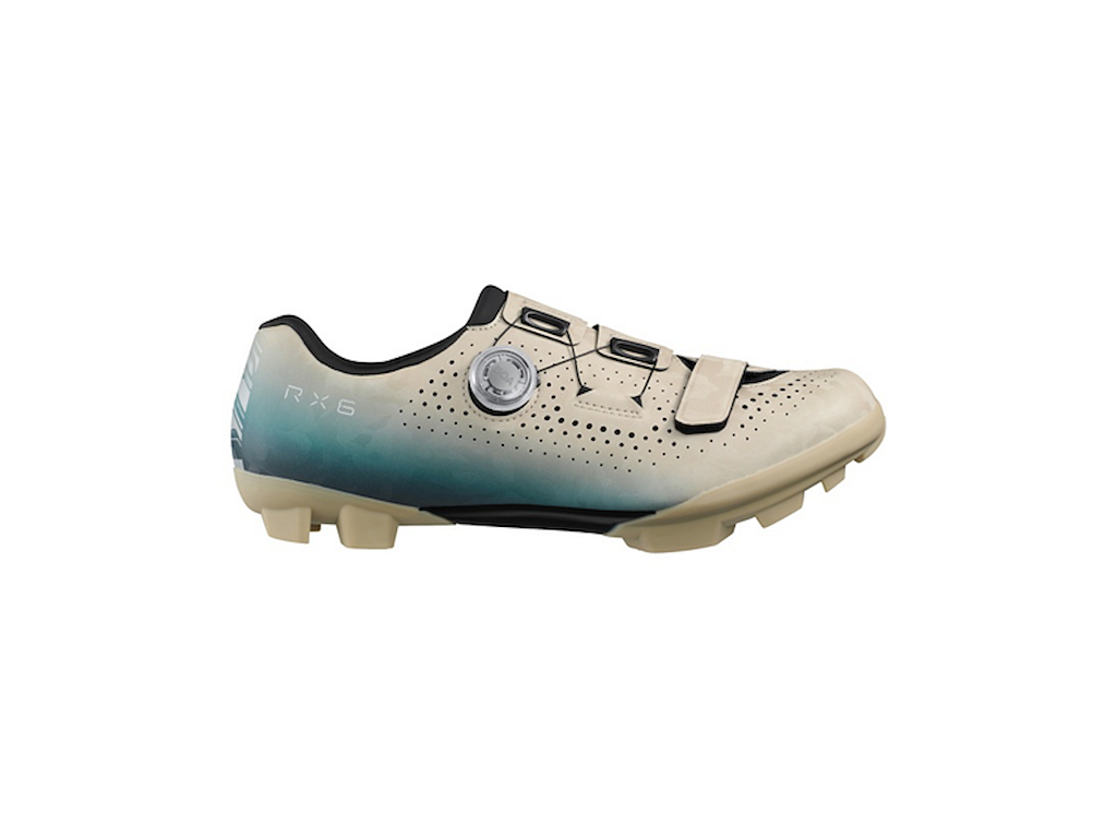 Rx600   Cykelsko Gravel   Beige Blå   Str. 44 fra Shimano