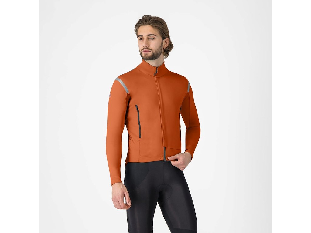 Perfetto Ros 3 Jacket   Cykeljakke   Mocha Black Reflex   Xxl fra Castelli