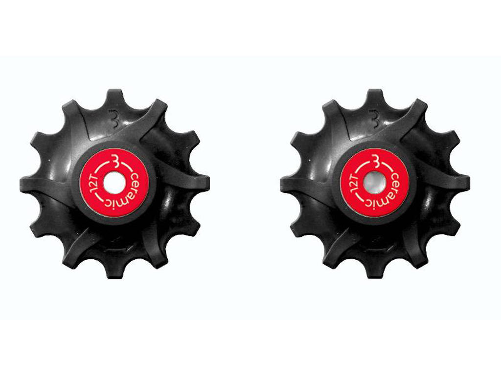 Rollerboys   Bdp 16   Pulleyhjul Til Sram Keramiske Lejer   12t   Sort fra Bbb