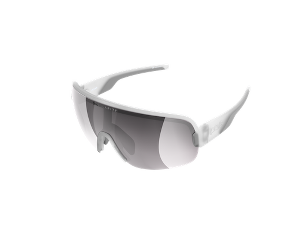 Aim Cykelbriller   Transparant Crystal Clarity Road Silver Mirror fra Poc