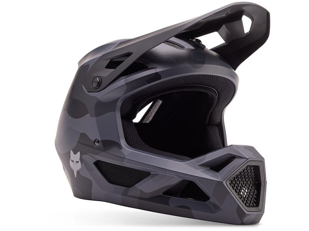 Rampage Camo   Fullface Hjelm   Unisex   Sort Camo   M fra Fox