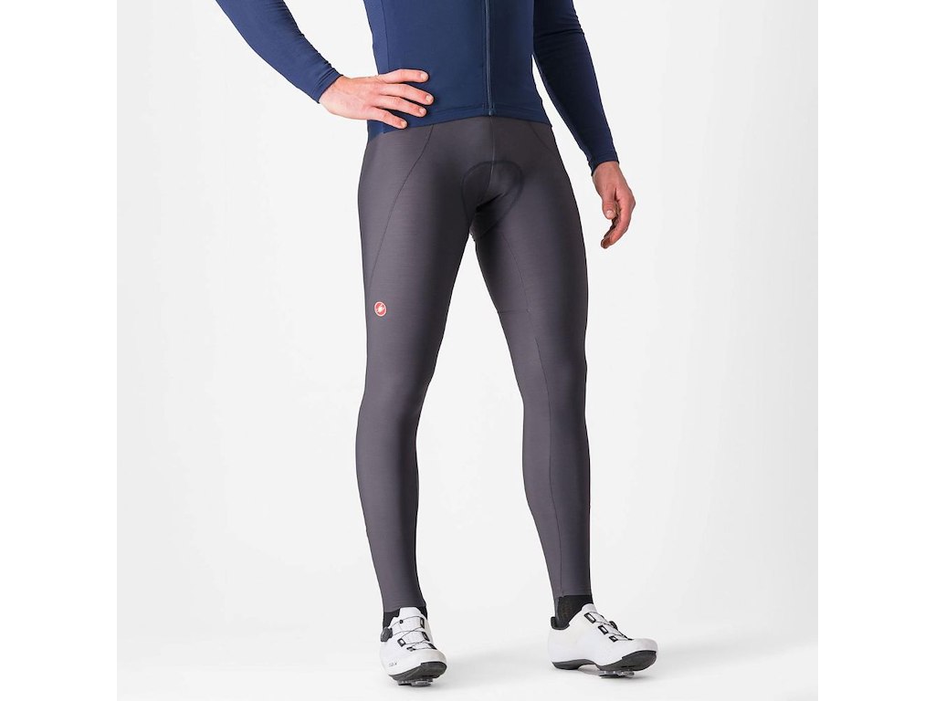Espresso Bibtights   Cykelbukser M Pude   Dark Gray   S fra Castelli