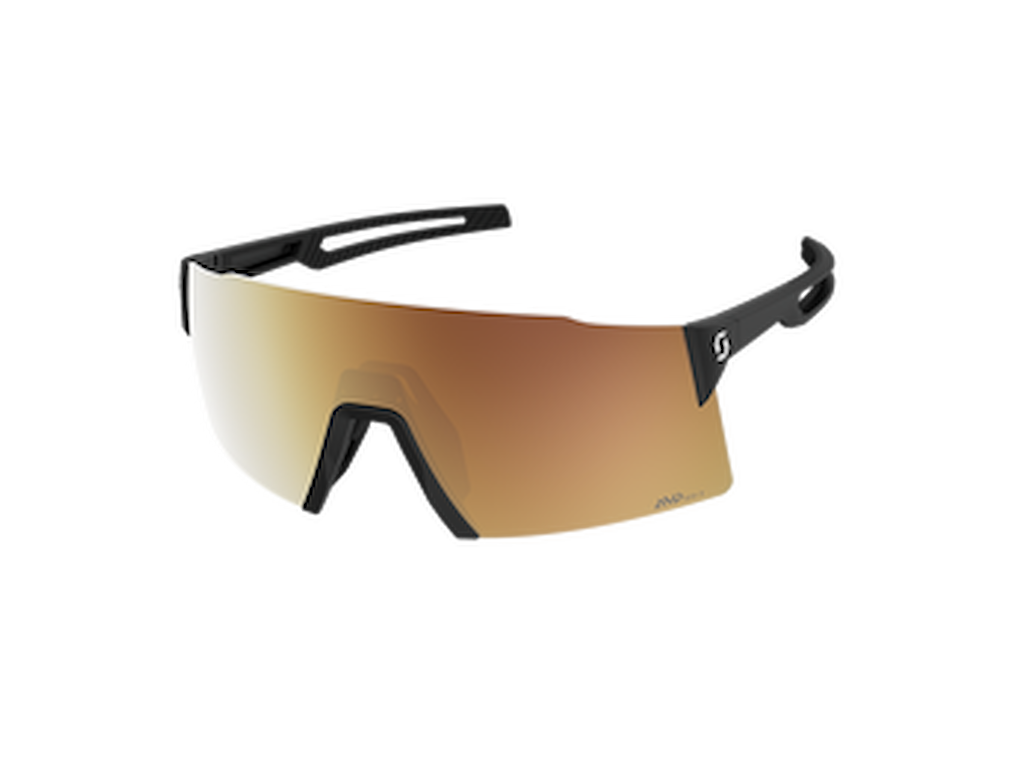 Stride Compact Ls   Cykelbriller   Sort Amp Ls Gold Chrome fra Scott