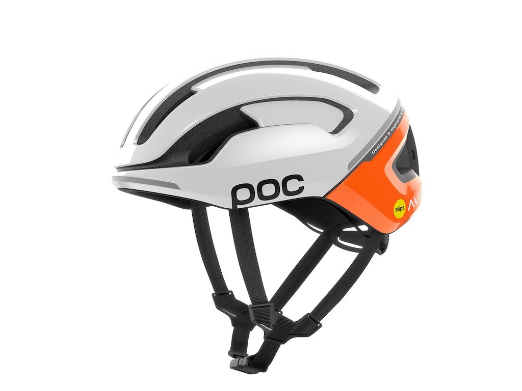 Omne Beacon Mips Cykelhjelm   Hydrogen White Fluorescent Orange   Str. 54 59 Cm fra Poc