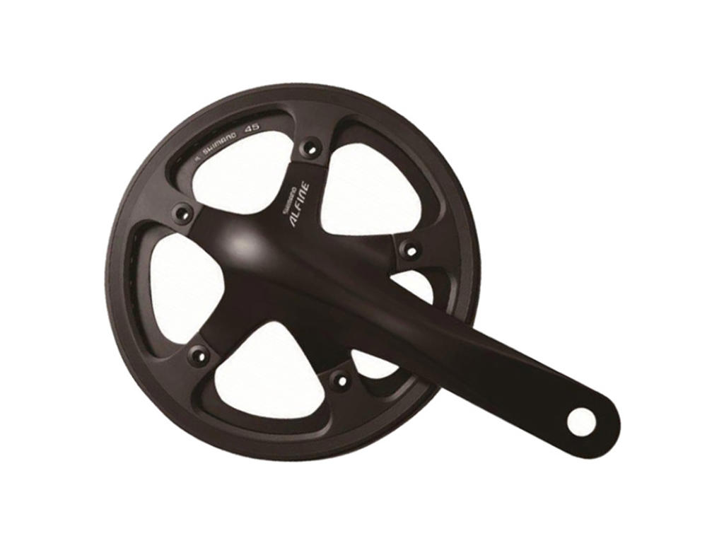 Alfine   Kranksæt Fc S501   45 Tands   170 Mm Pedalarme fra Shimano