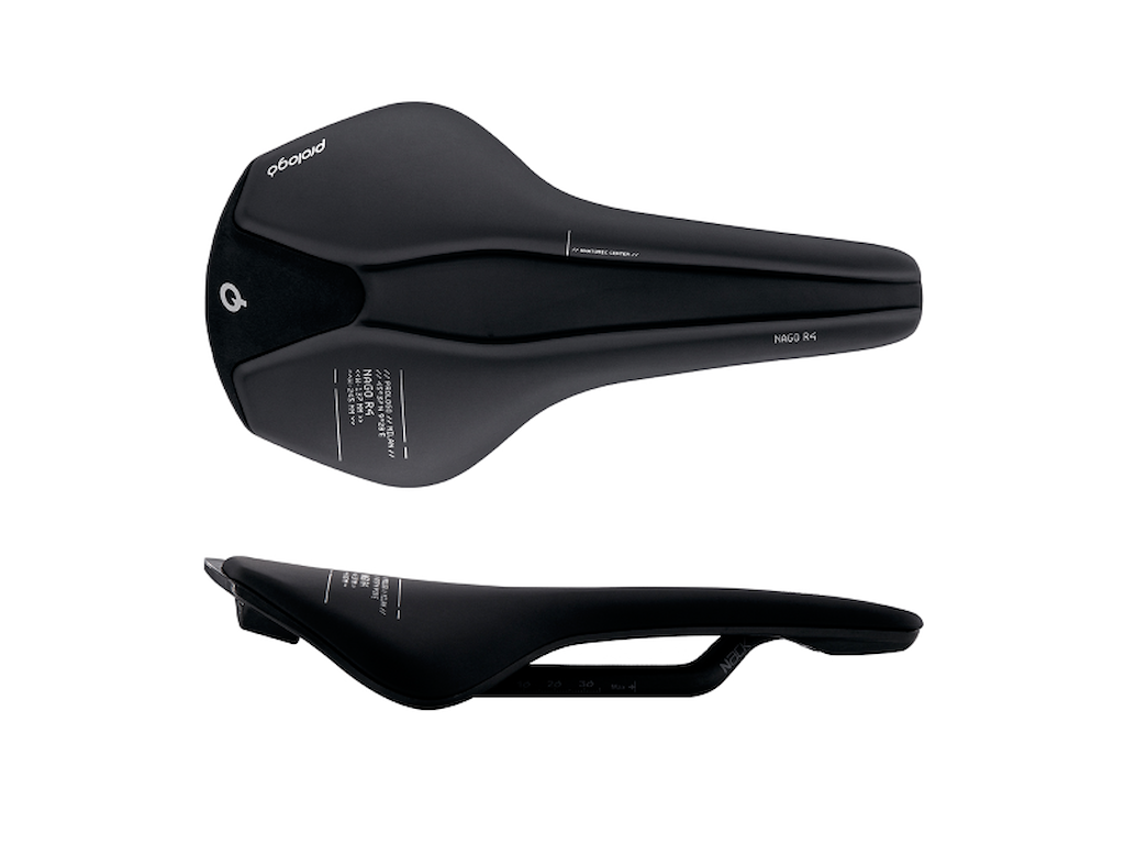 Nago R4 Sadel 137 Mm Nack Carbon Rail 7x9,3mm fra Prologo