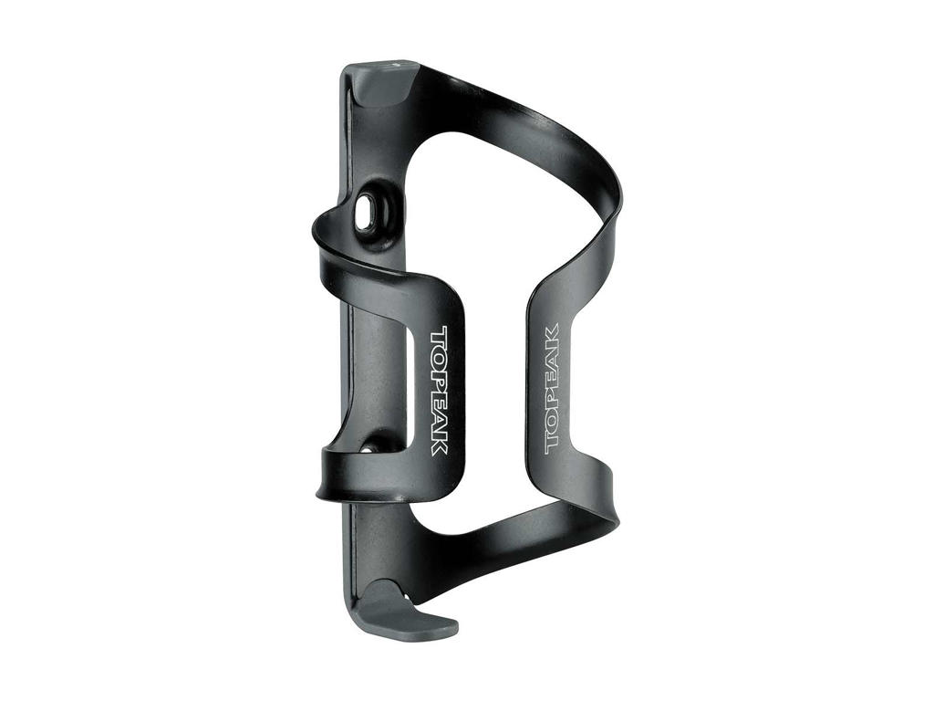 Dualside Cage Flaskeholder   Aluminium   Sort fra Topeak