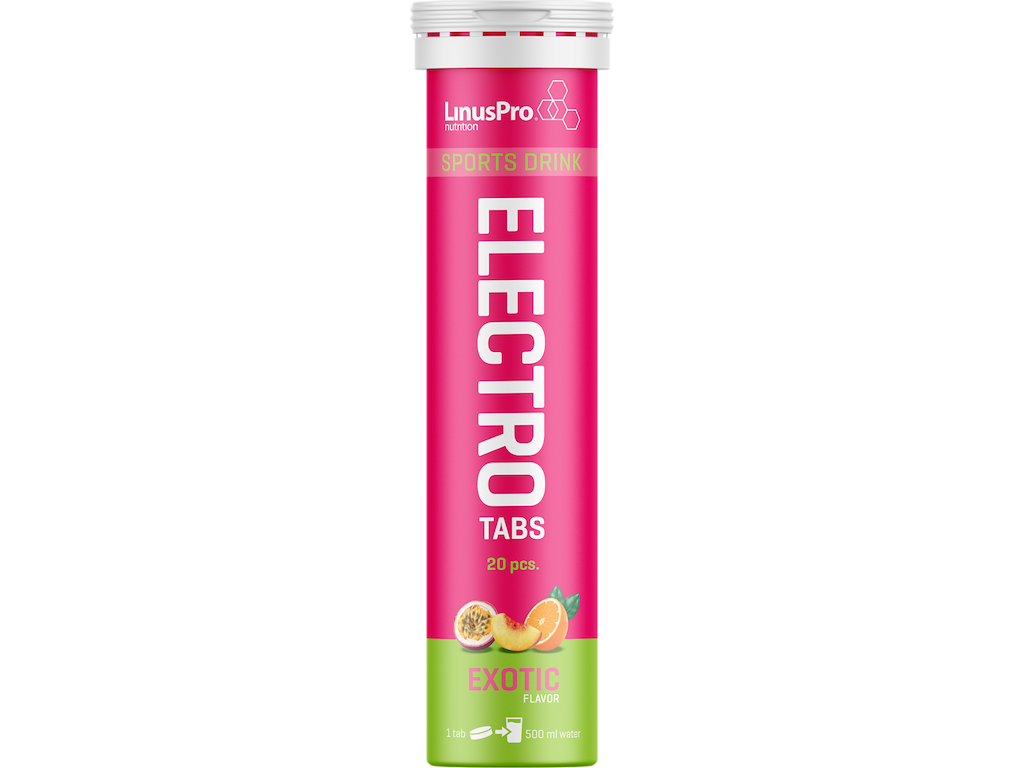 Elektrolyt Tabs   Exotic   20 Tabs fra Linuspro
