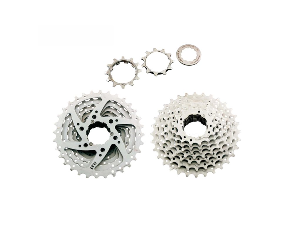 Csm66   Kassette 8 Gear   12 32 Tands   Mtb   Til Shimano Eller Sram   Nickel fra Sunrace
